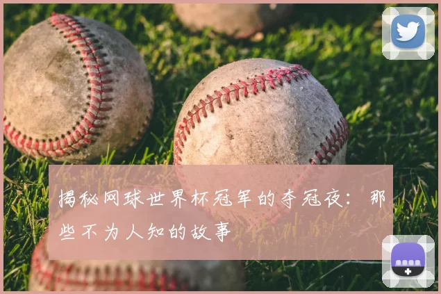 揭秘网球世界杯冠军的夺冠夜:那些不为人知的故事