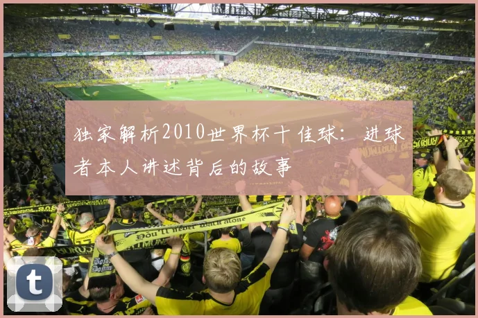 独家解析2010世界杯十佳球：进球者本人讲述背后的故事